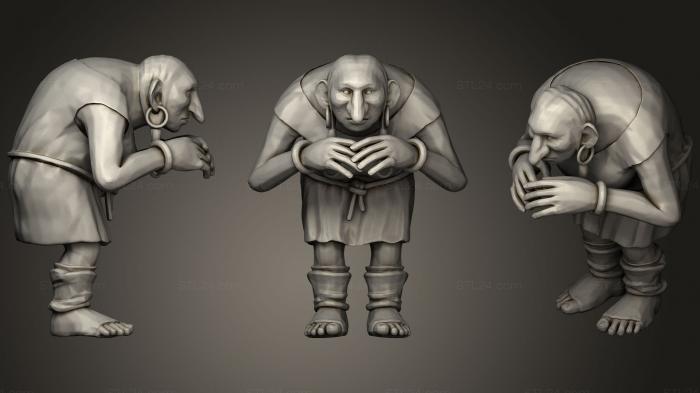 Figurines heroes, monsters and demons (Nice Troll22, STKM_1042) 3D models for cnc